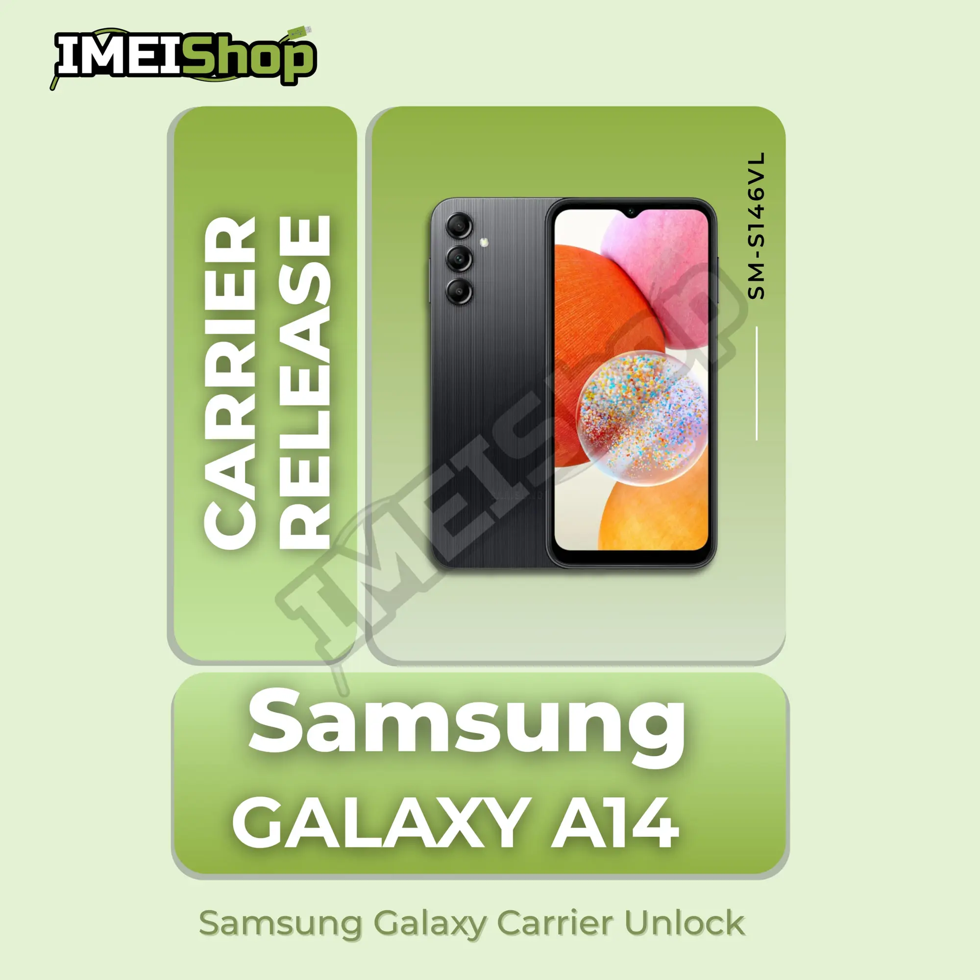 Samsung Galaxy A14 5G (SM-S146VL) - TracFone Wireless TFN/TFV Unlock SIM Service
